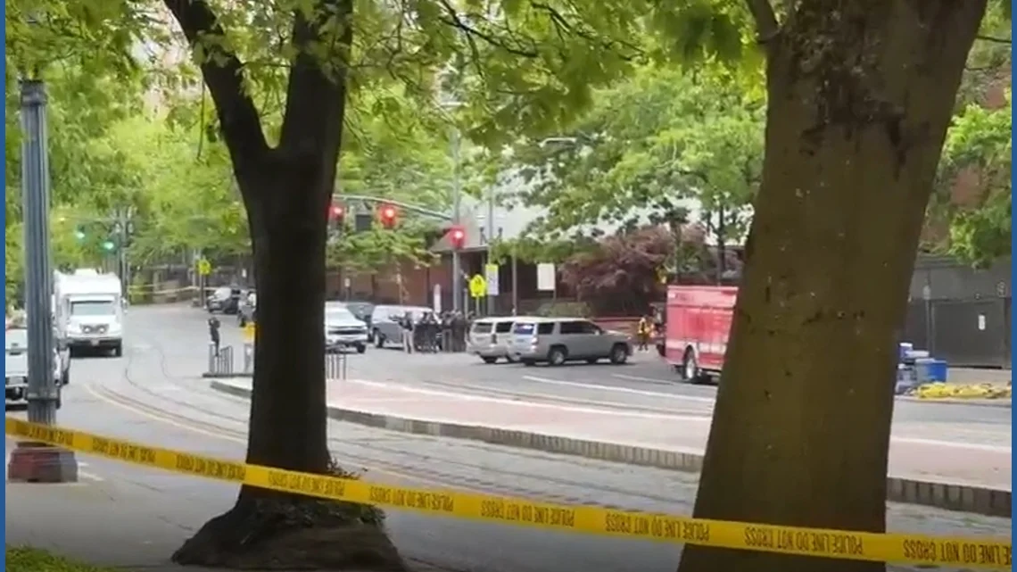 Car crashes into Portland athletic club; investigators probe possible explosive device