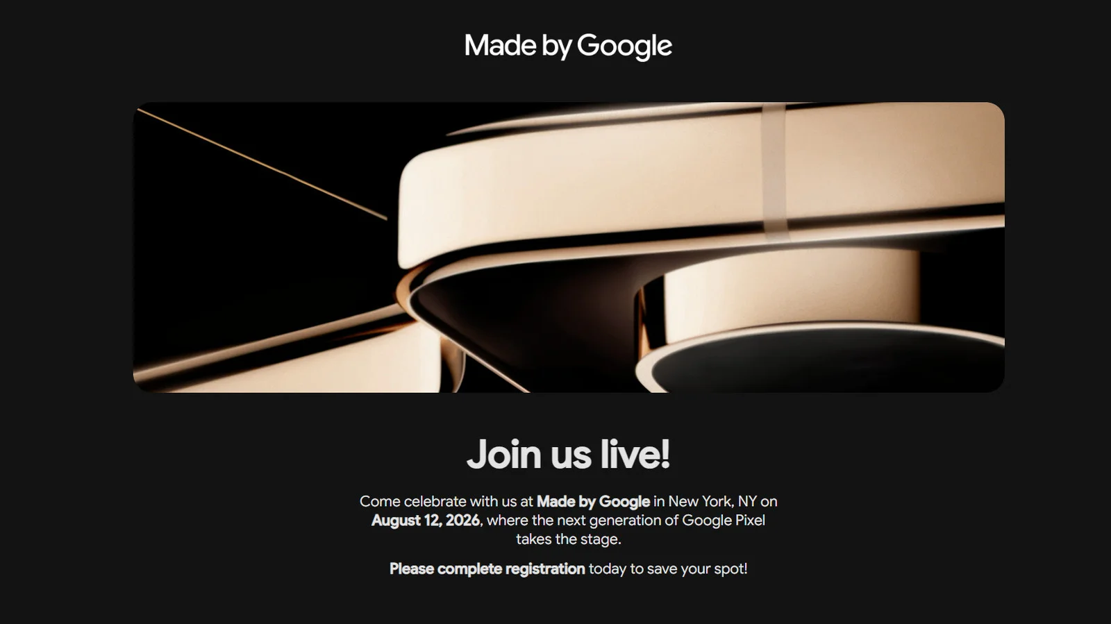Google Teases Late-Evening Pixel Event on August 12