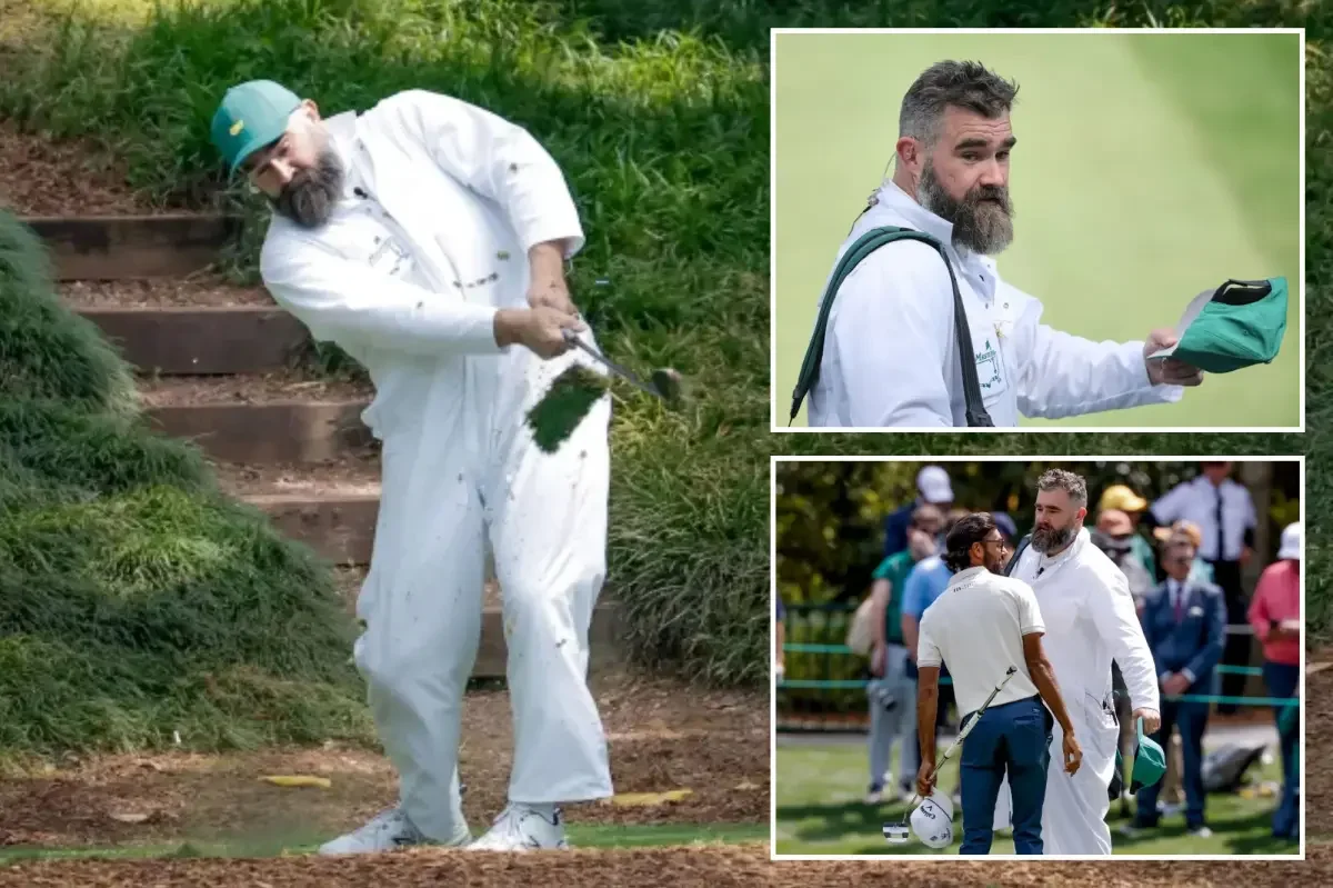 Fans push back on Jason Kelce's Masters appearance at Augusta