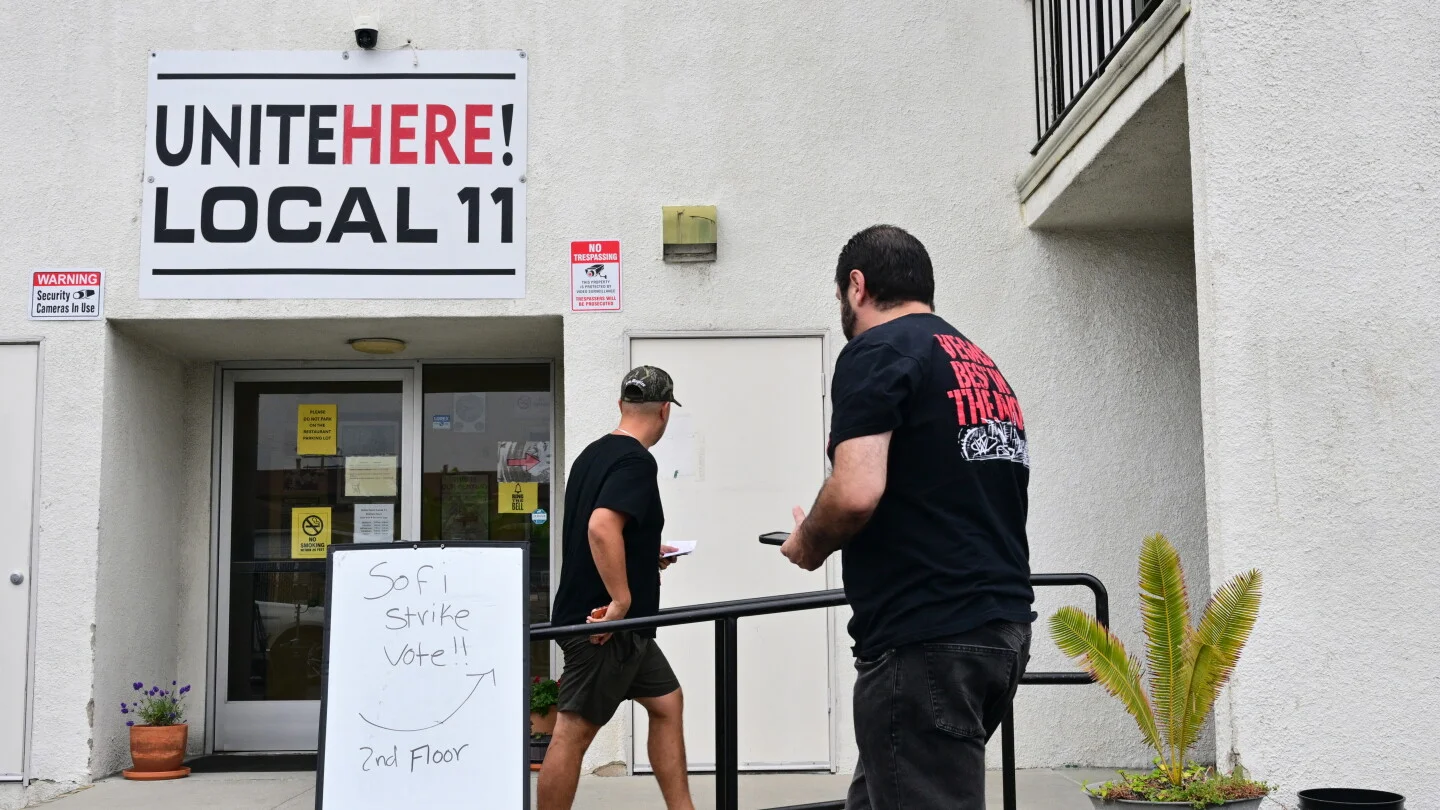 SoFi Stadium workers authorize strike as World Cup nears