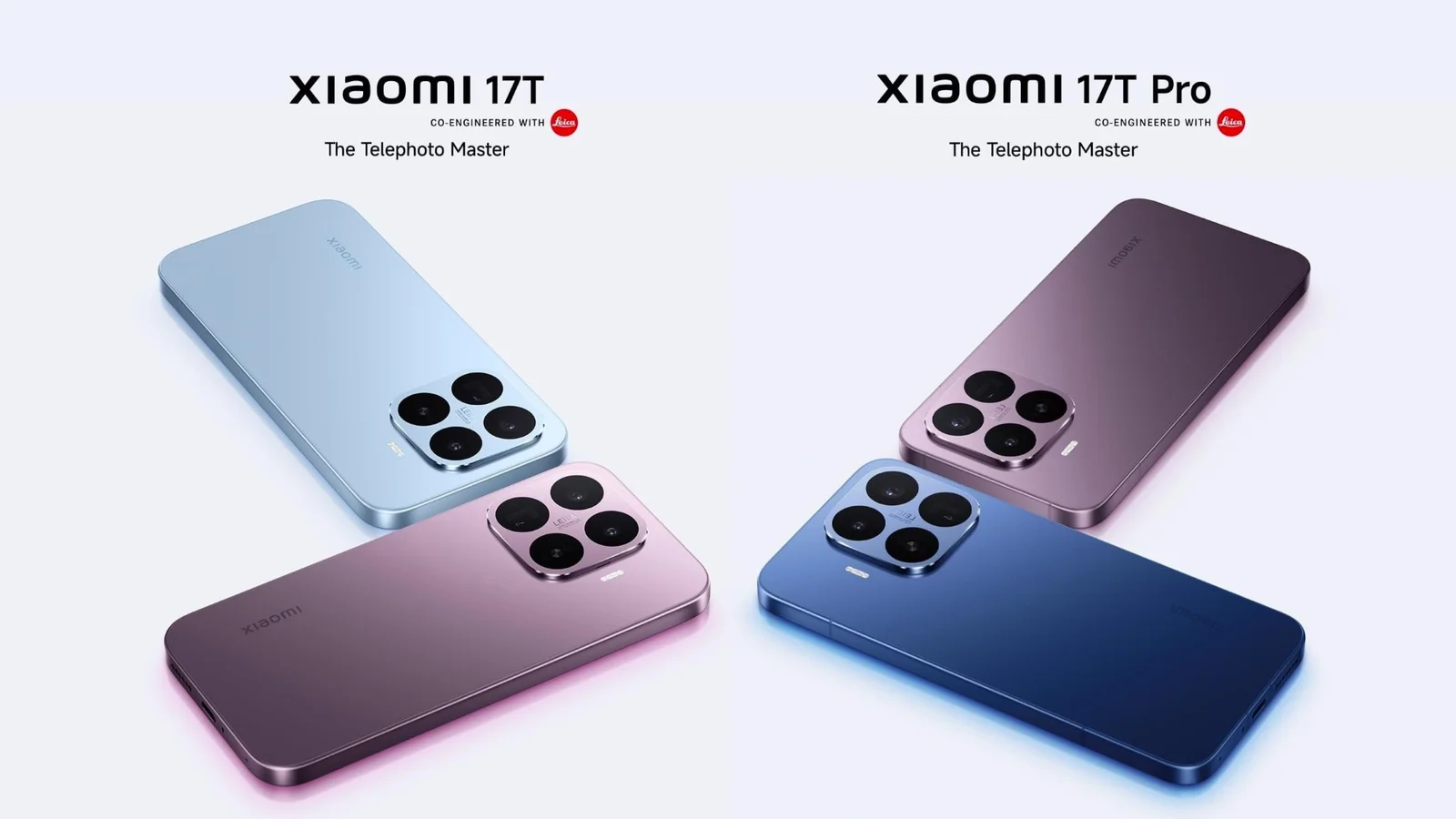 Xiaomi 17T duo debuts as Leica telephoto flagships with preorder perks
