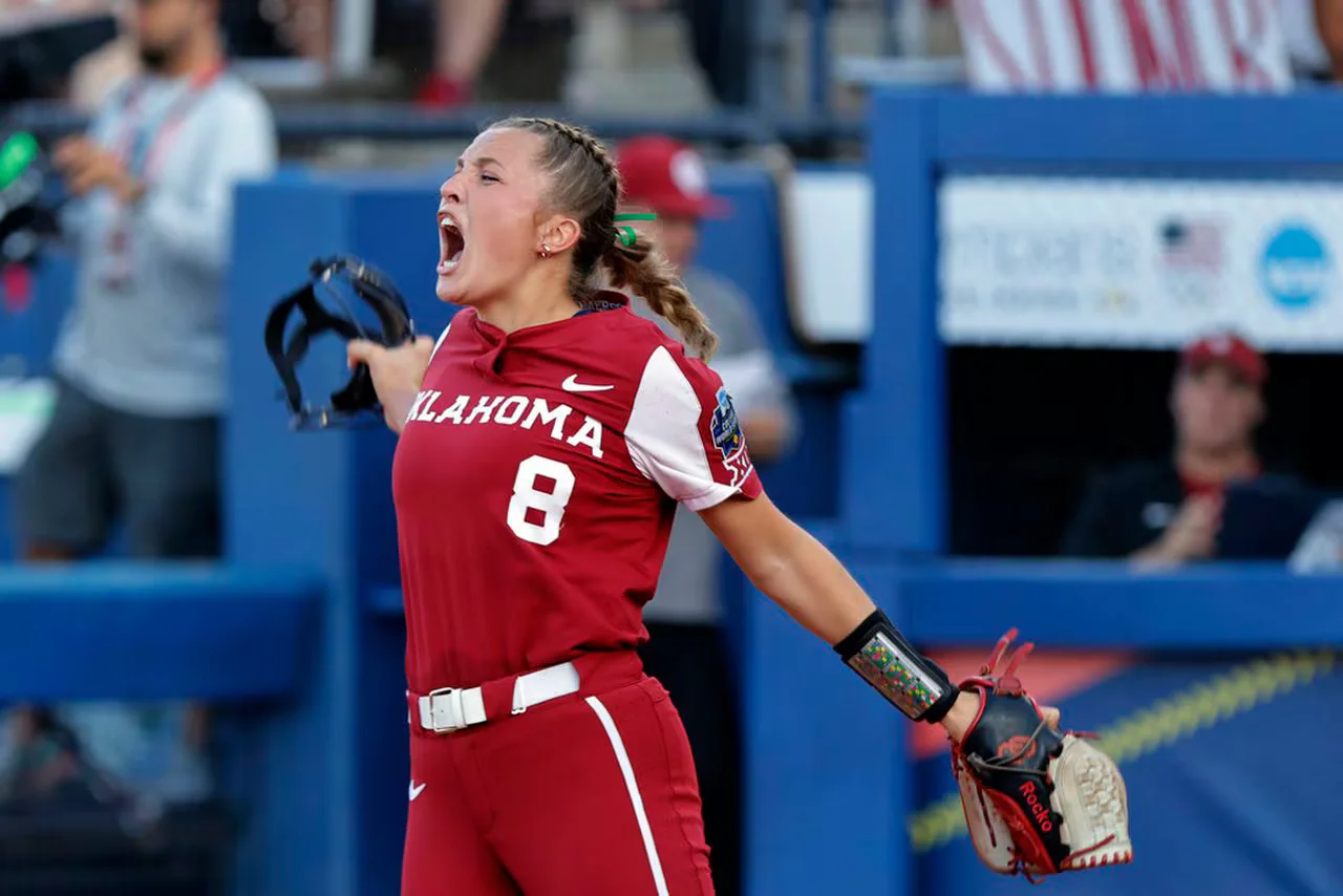 Oklahoma Softball Dominates WCWS with Ex-Michigan Pitcher and Superteam.