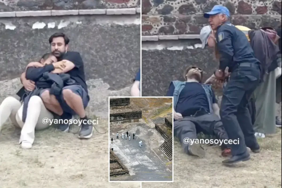 Tourists rush to aid after deadly Teotihuacán pyramid shooting