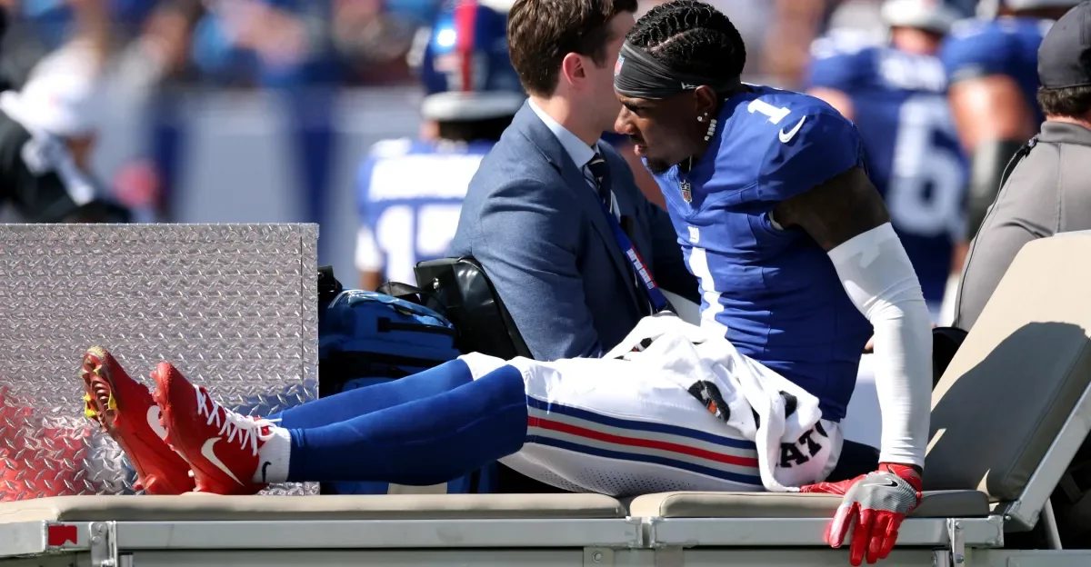 Nabers' second knee surgery leaves Giants with uncertain return timeline