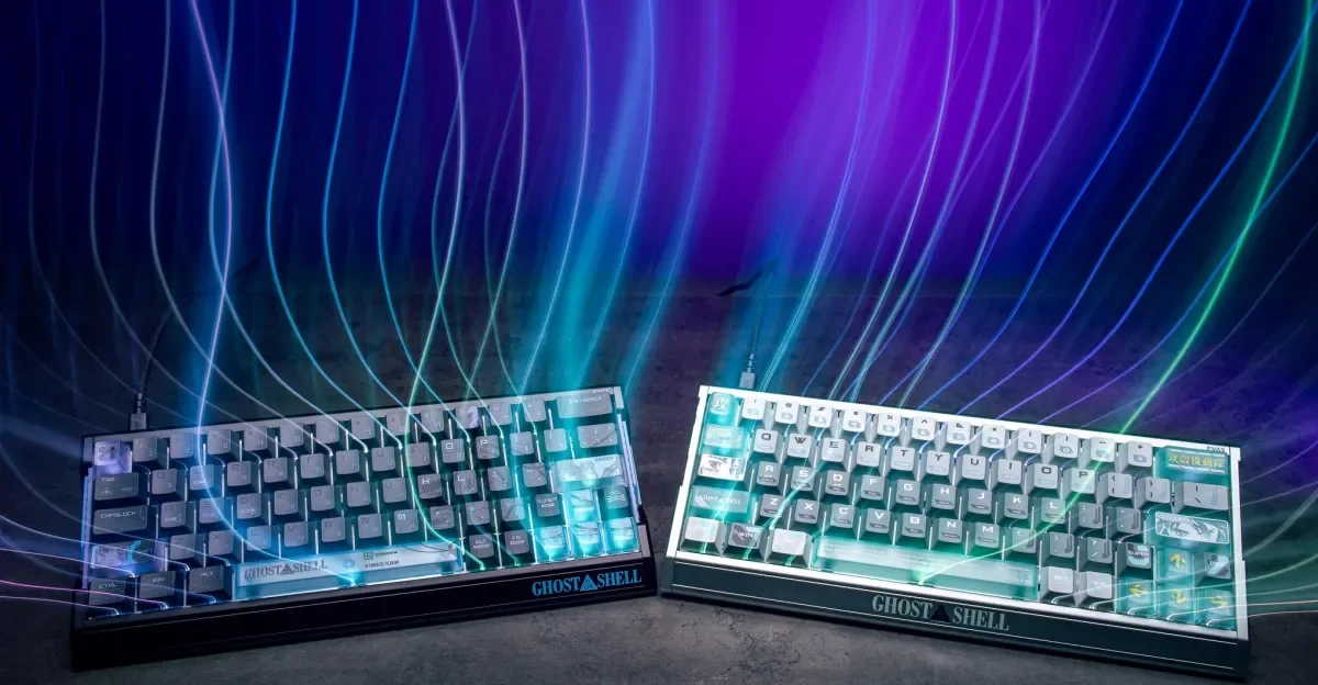 Anime‑flavored Iqunix EV63 Ghost in the Shell Edition blends fast gaming tech with cyberpunk flair