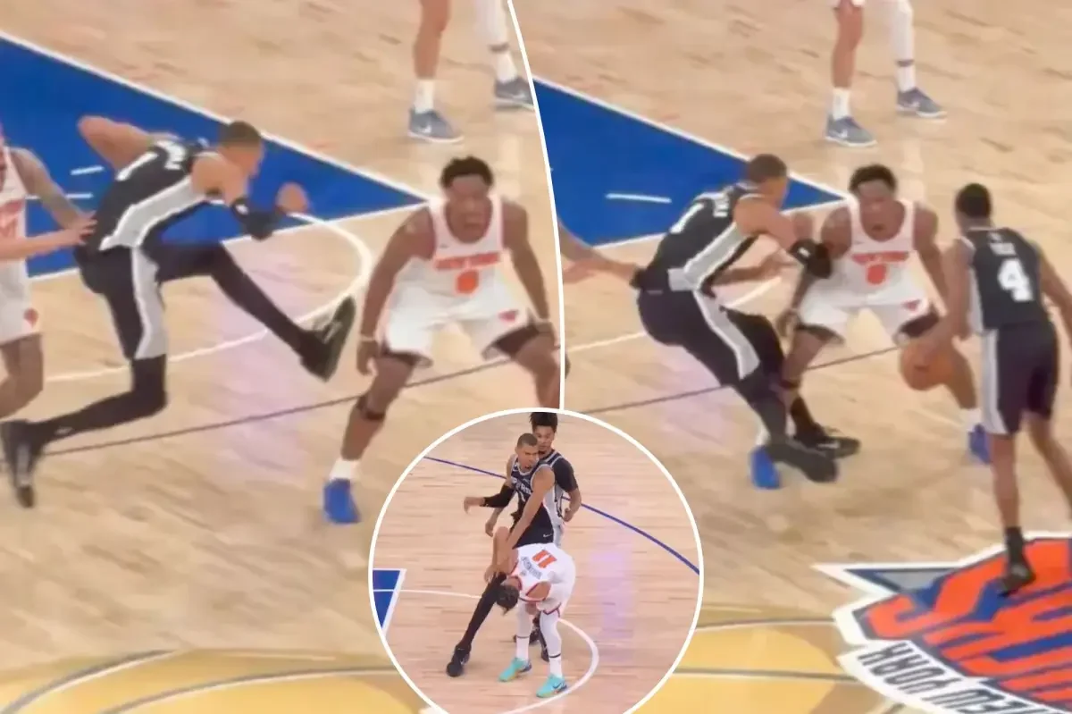 Wembanyama's leg-lunge sparks debate in NBA Finals Game 4