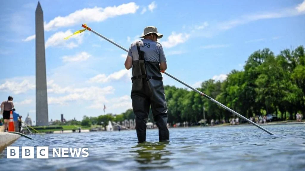 Trump Orders Immediate Repairs After Reflecting Pool Inspection