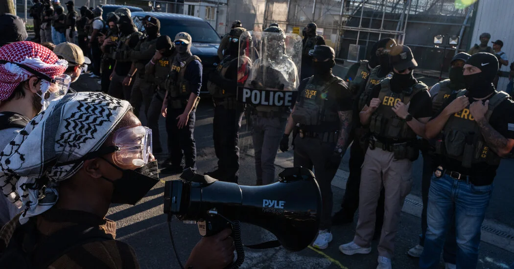 New Jersey Takes Over Security as ICE Withdraws from Newark Detention Center Protests