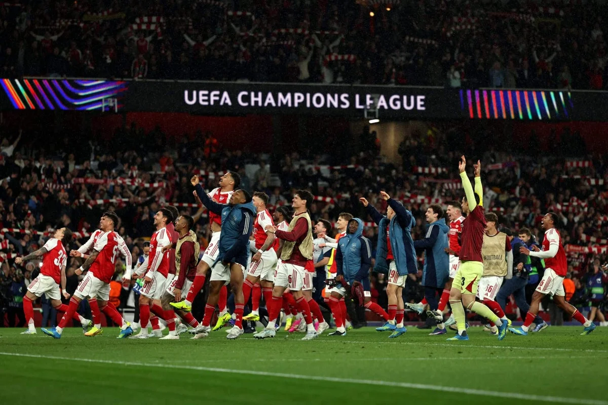 Arsenal ride Saka strike to CL final in Budapest