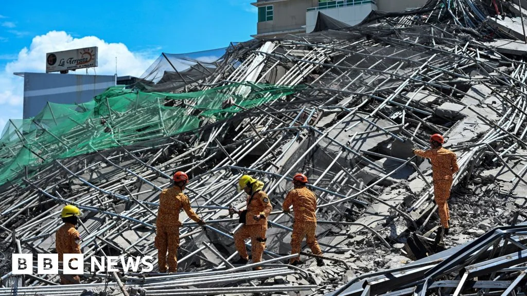 Dozens Feared Trapped After Nine-Story Building Collapse Near Manila