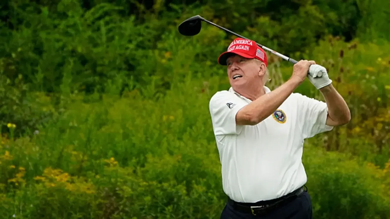 Trump bags Bedminster Senior Championship with a 70, touts 'talent' and little practice