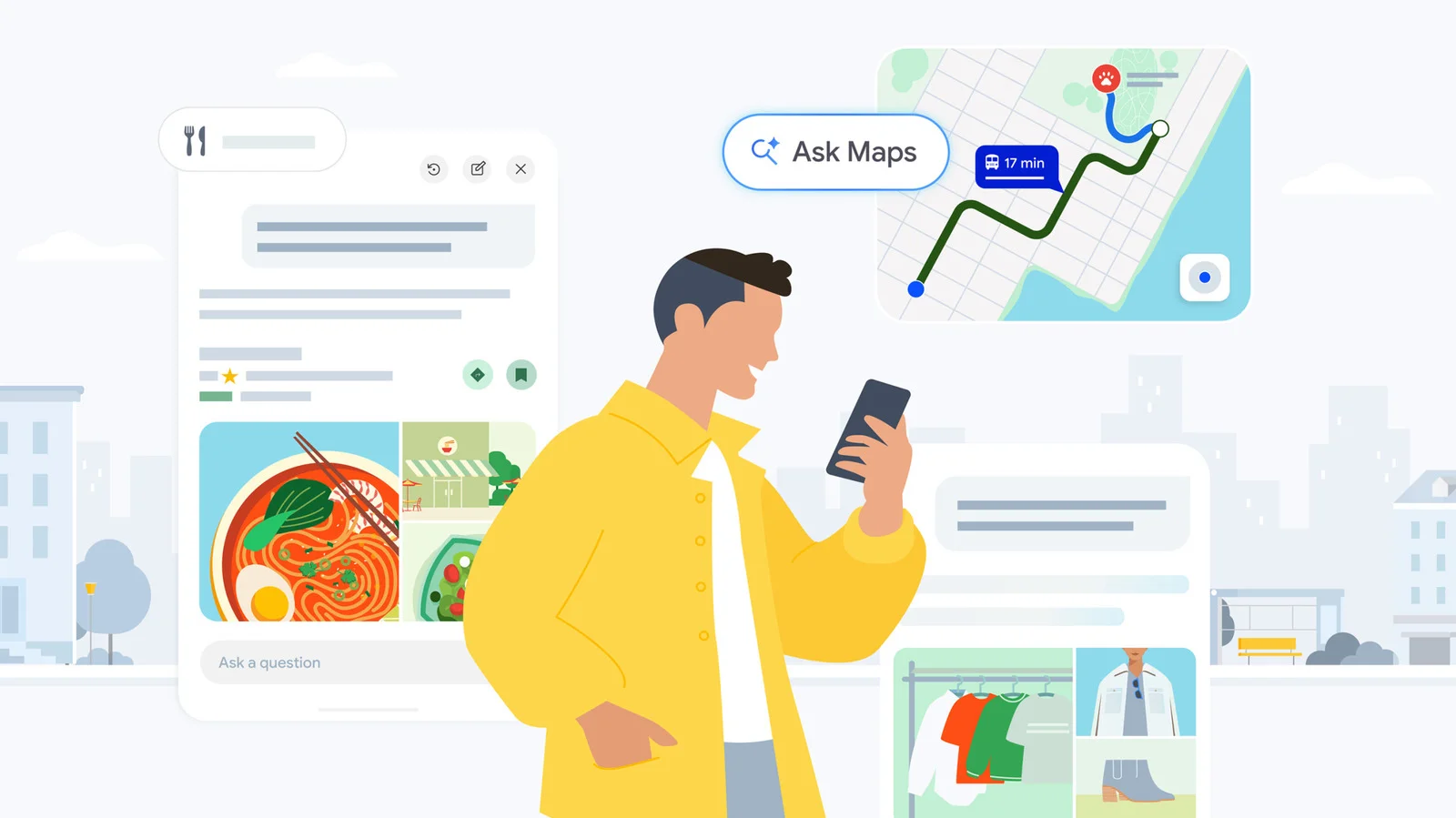 Ask Maps Goes Conversational: Order Food, Book Hotels, and More
