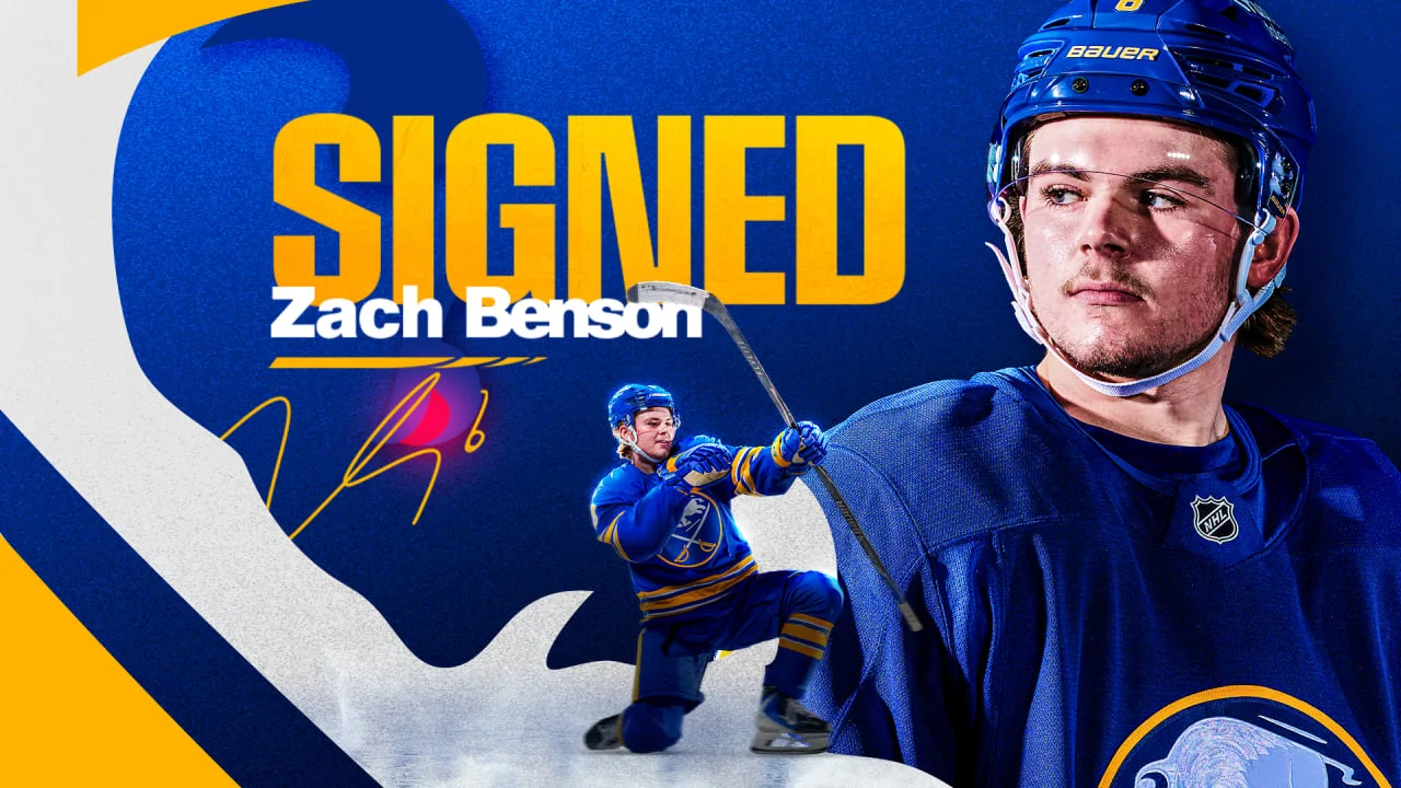 Benson Signs 7-Year, $7.5M AAV Pact With Sabres