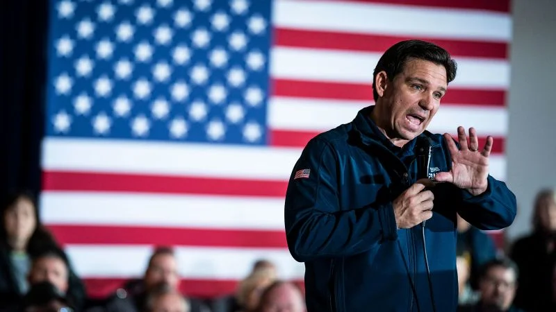 DeSantis Blames Trump Indictments for Primary Setback