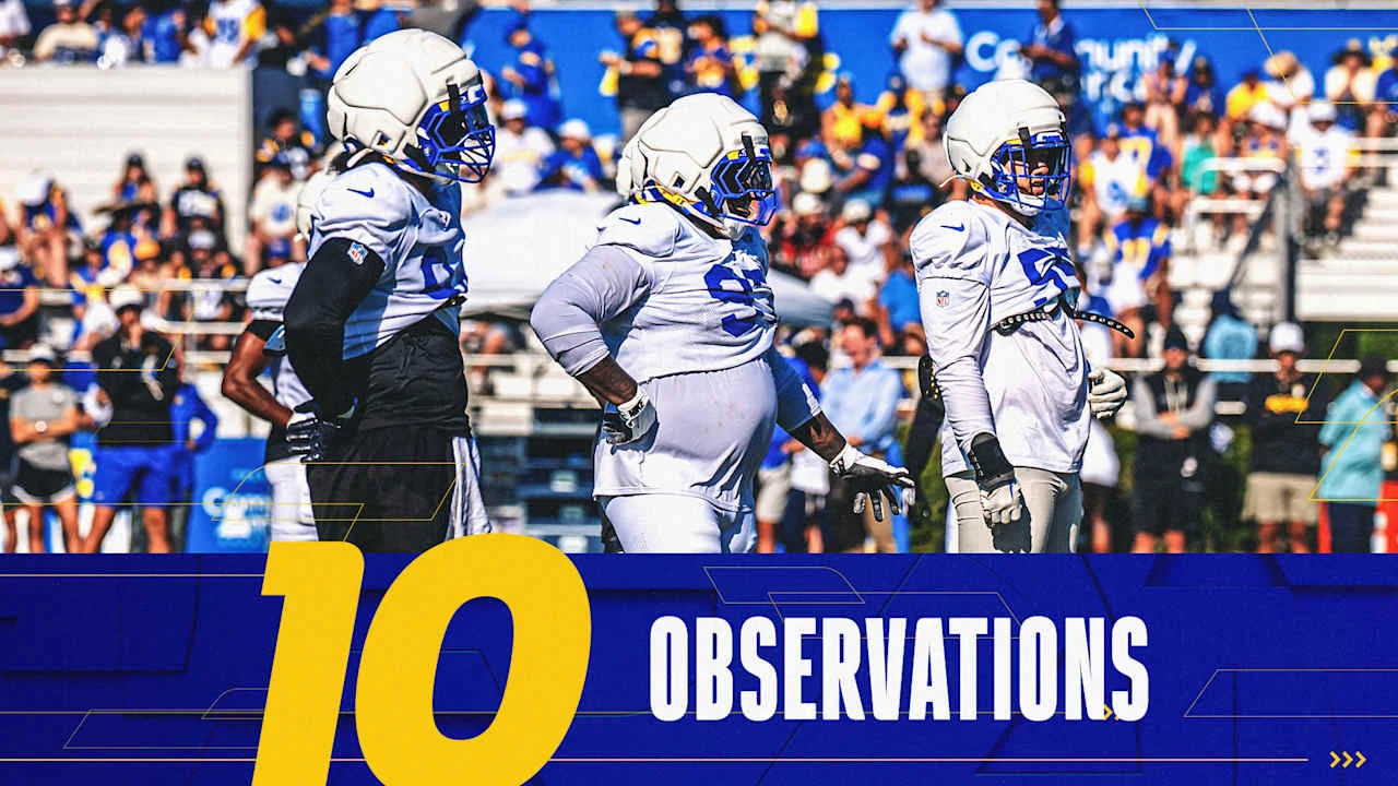 Pad Level-Up: Bennett and Simpson Impress as Rams Run With Full Pads on Day 5