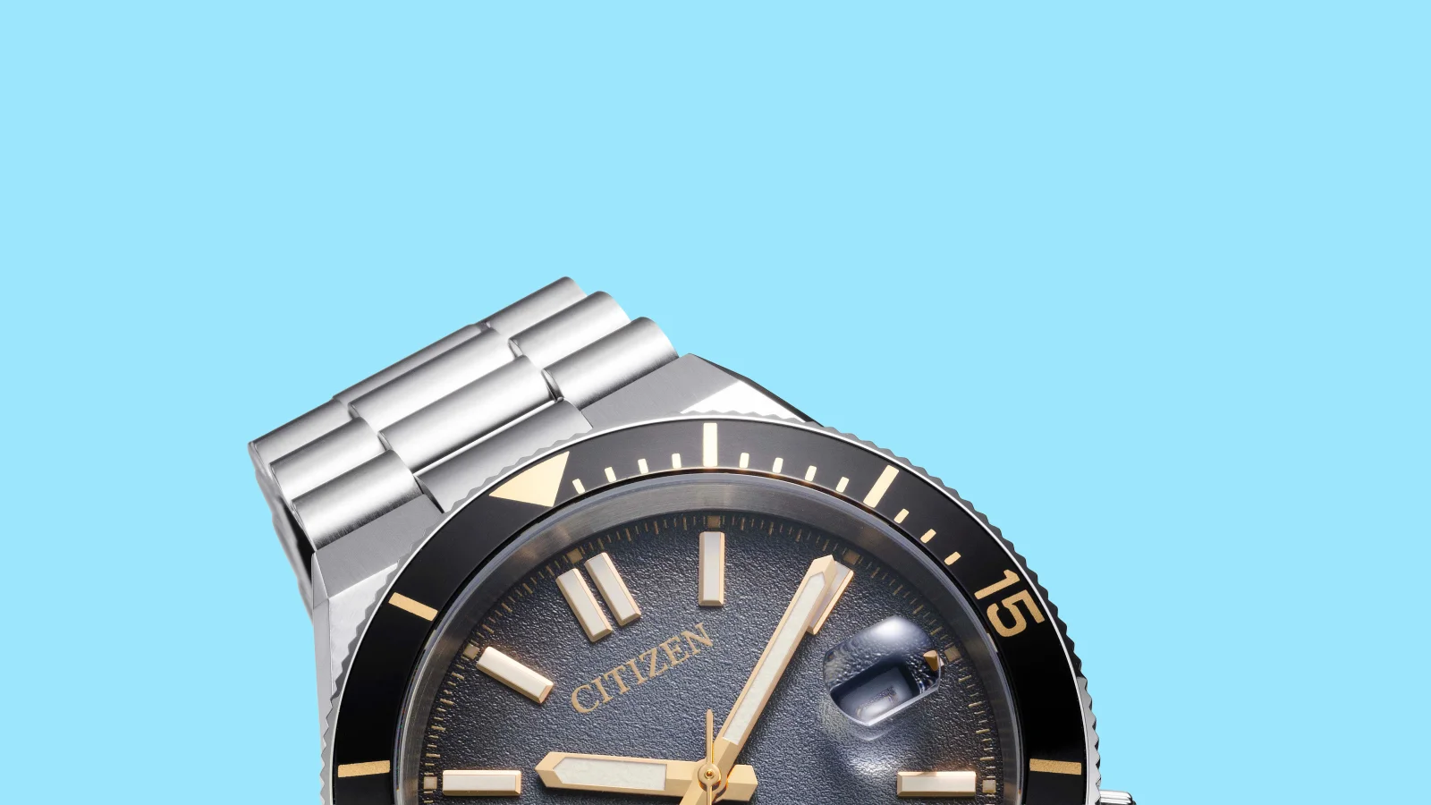 Citizen Revamps Tsuyosa Shore with Black-and-Gilt Skin-Diver Flair