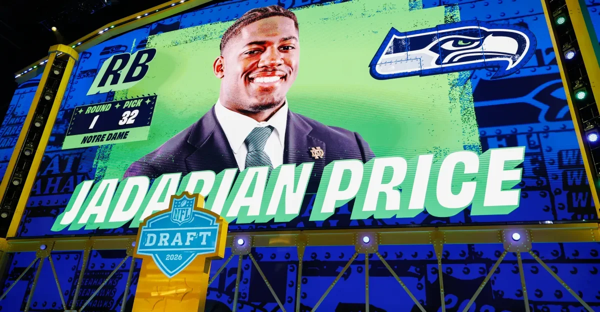 Seahawks Assign 2026 Rookie Jersey Numbers, Jadarian Price to Wear No. 8