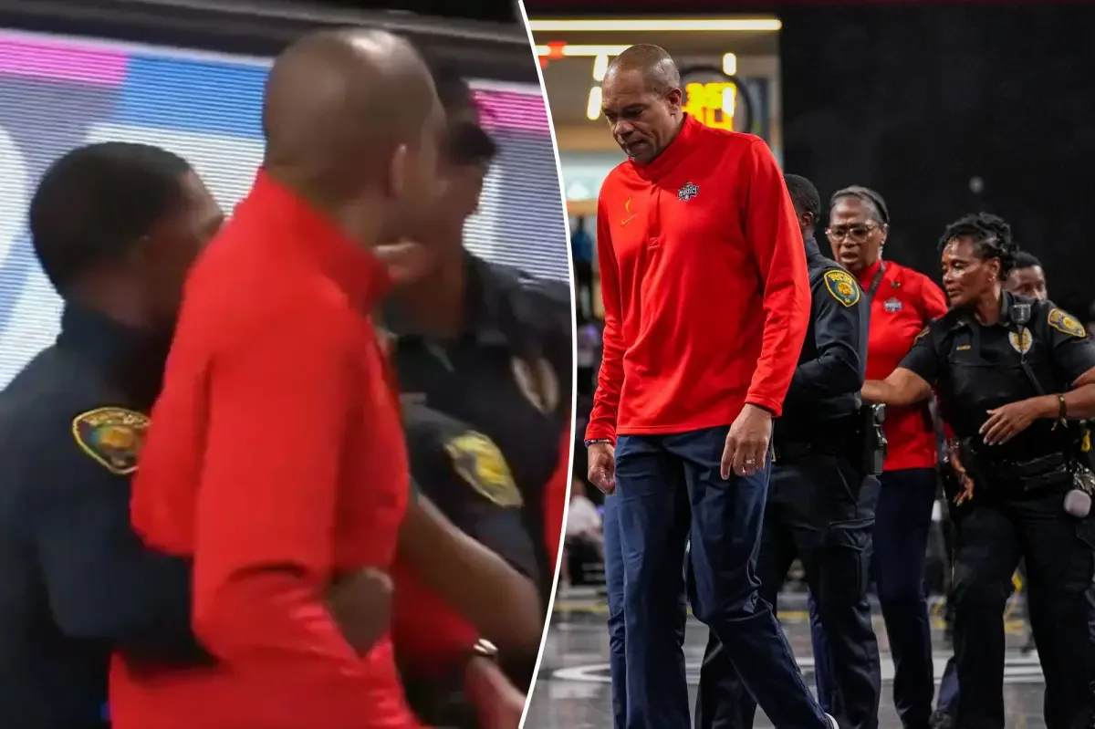 Police escort marks Mystics coach Sydney Johnson's fiery ejection vs. Atlanta