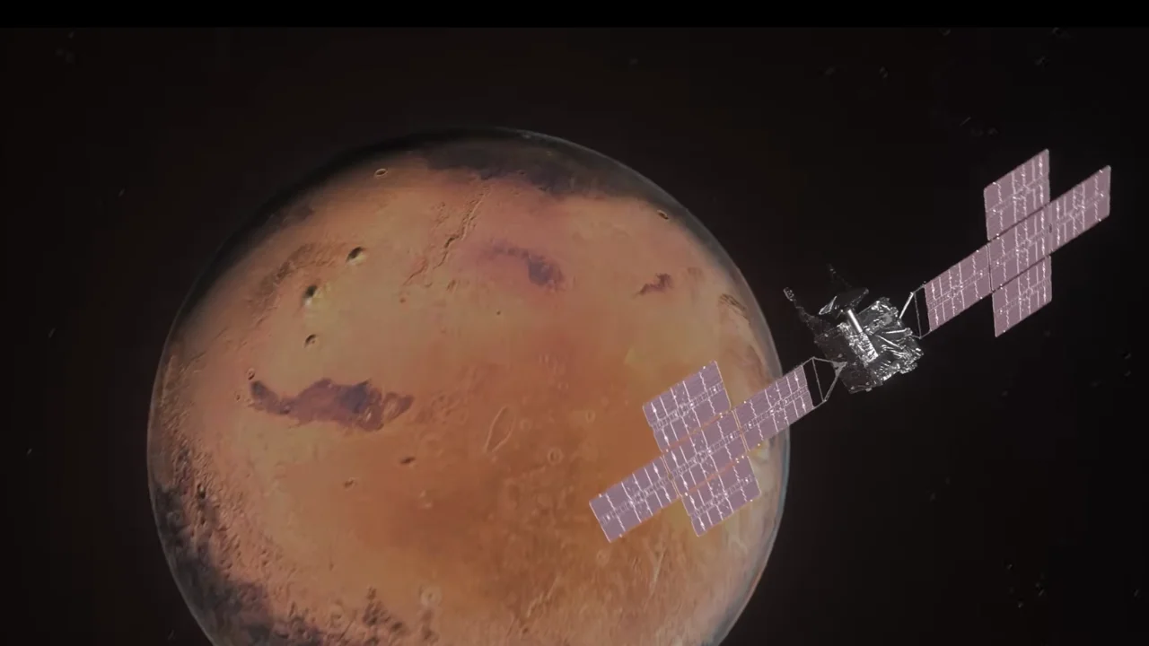 Psyche uses Mars as a gravity boost on its way to a metal-rich asteroid