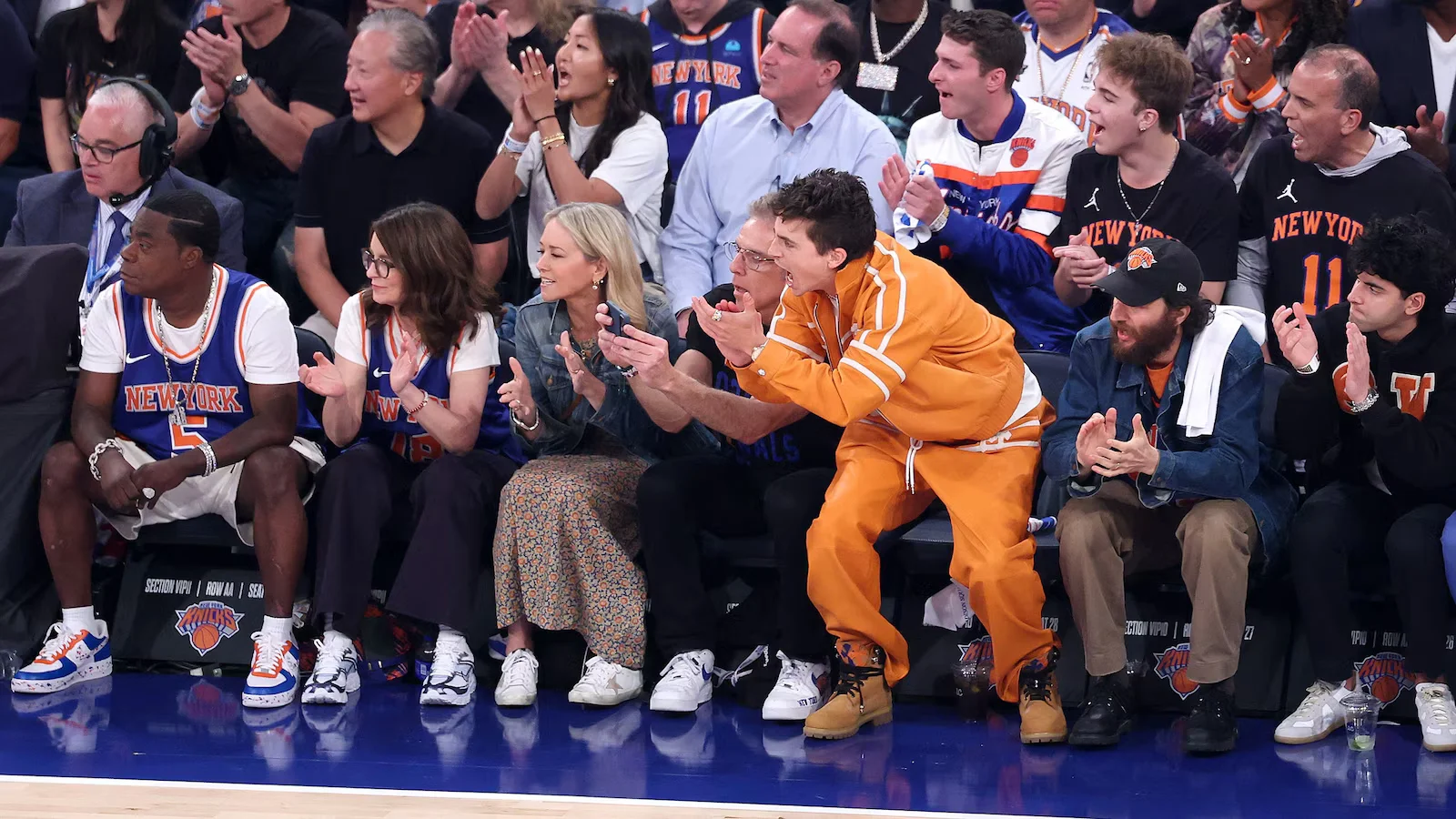 Celebrity Row: Knicks Courtsides Turn Into a Star-Studded Auction at MSG