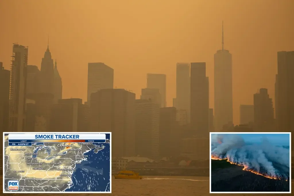 Canadian Wildfire Smoke Threatens Air Quality in Northeastern US