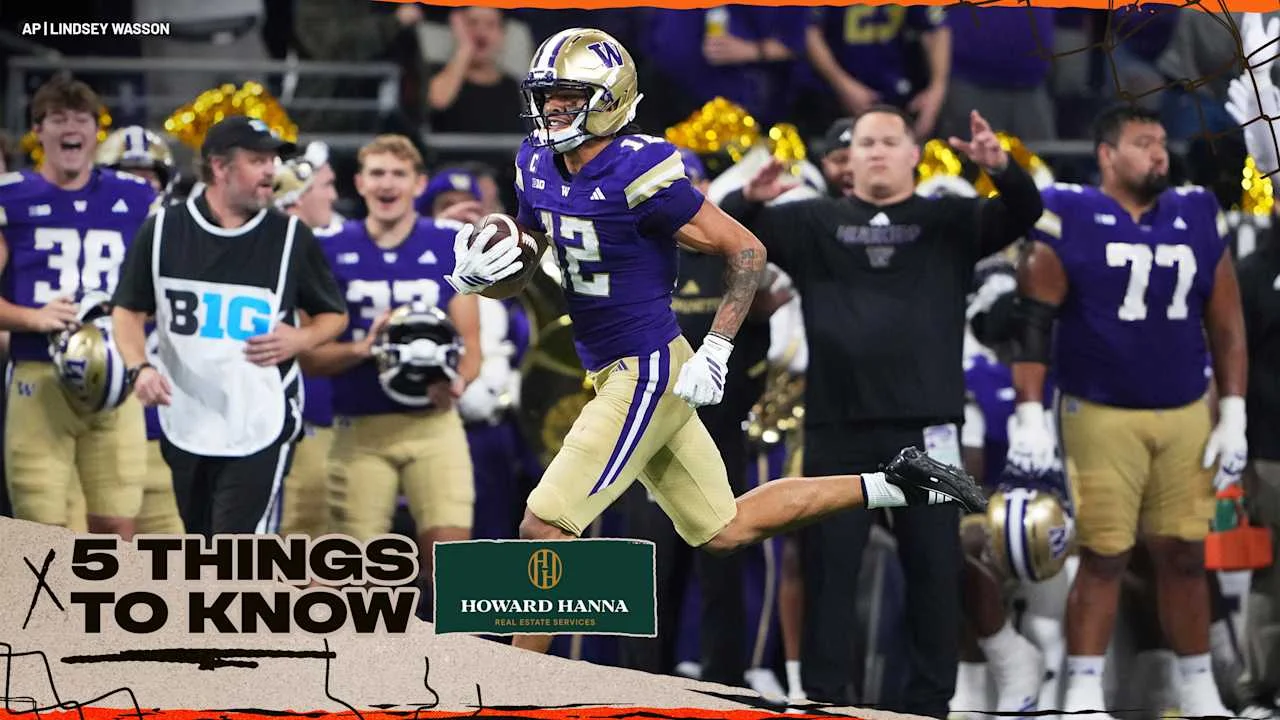 Browns land Washington WR Denzel Boston at No. 39, adding red-zone punch