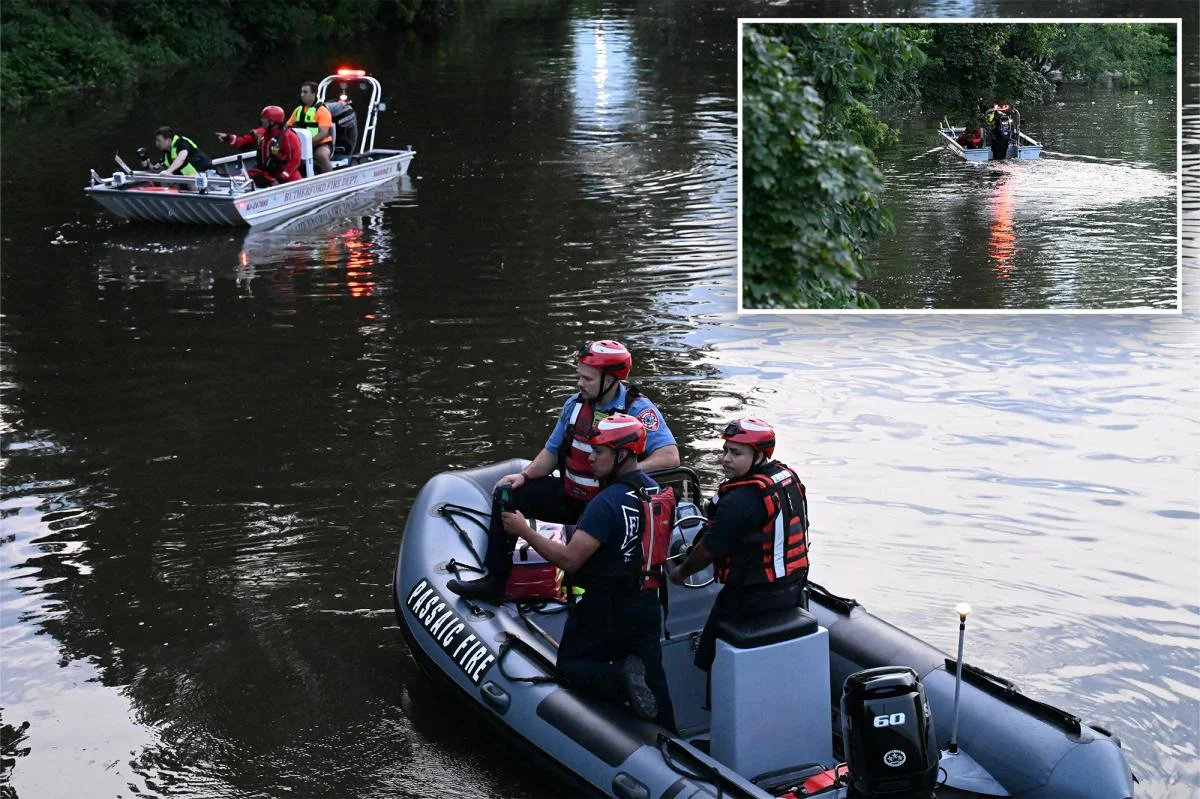 NJ Boy Drowns Saving Sister as Divers Search for Missing Child in Passaic River