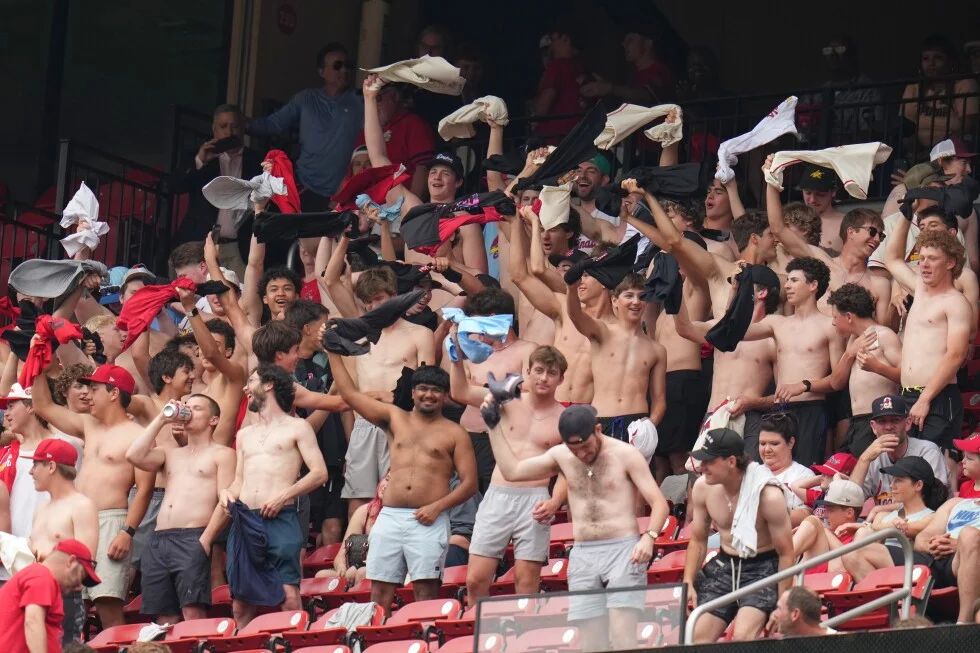 Cardinals Manager Buys Tickets to Extend Busch Stadium Shirtless Celebration