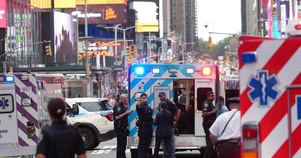 Bank of America VP Fatally Stabbed in Times Square, Attacker Shot by Police