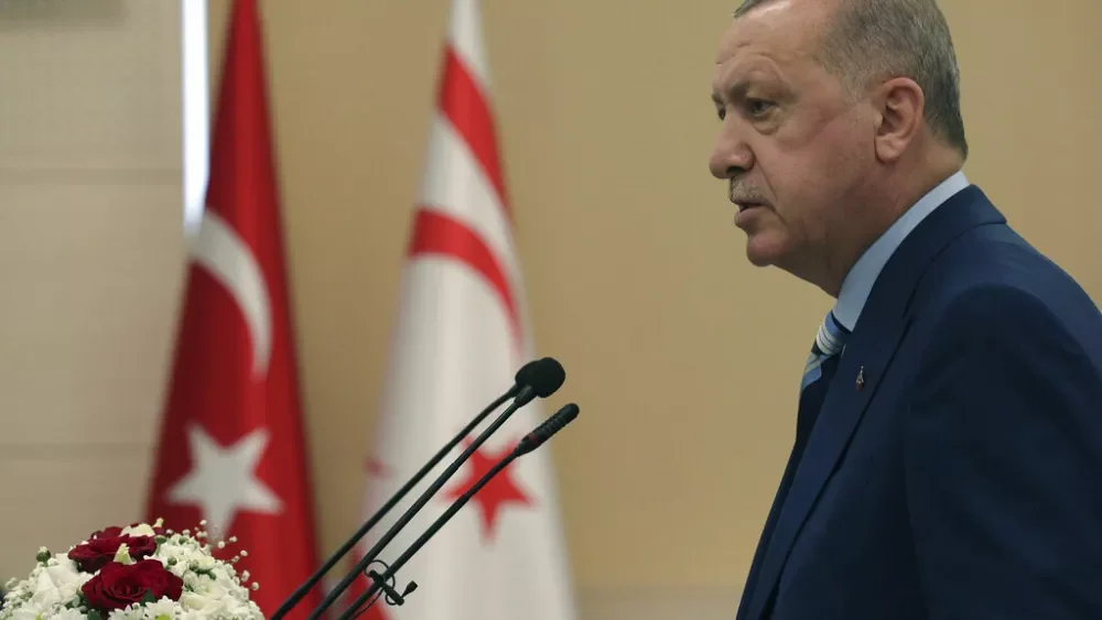 Erdoğan pushes for recognition of Northern Cyprus and opens consulate in disputed city.