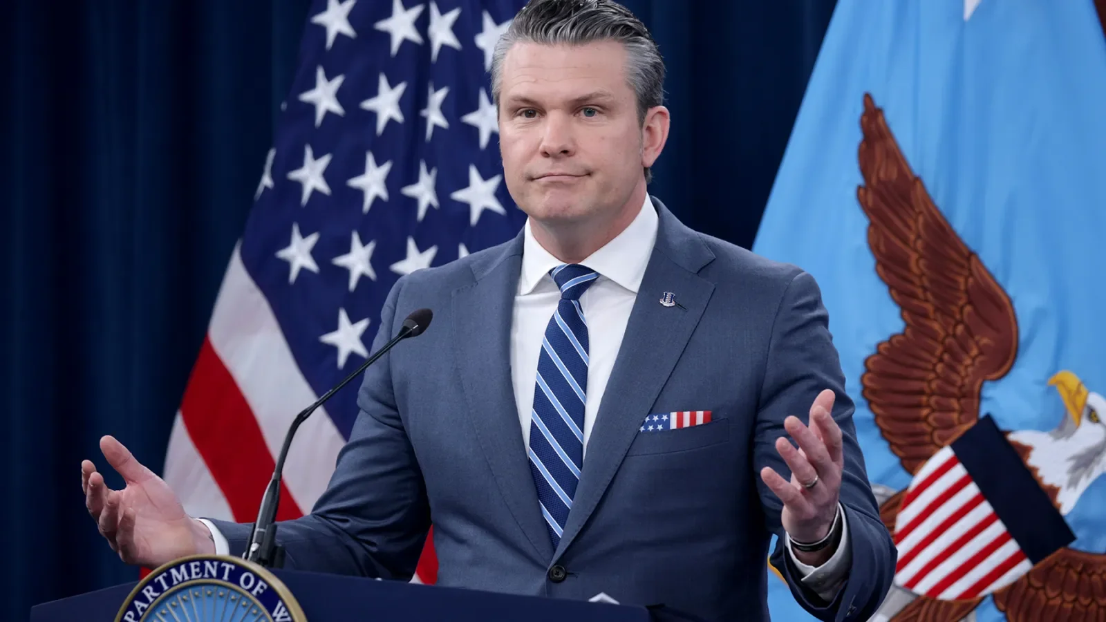 Hegseth Uses Tarantino Bible Quote at Pentagon to Defend Iran War