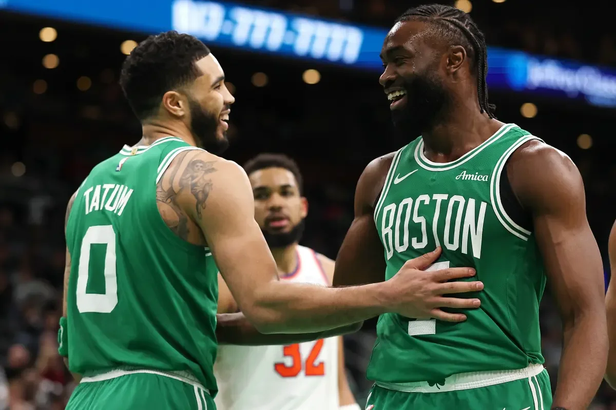 Tatum salutes Brown as Celtics’ era ends with trade to 76ers