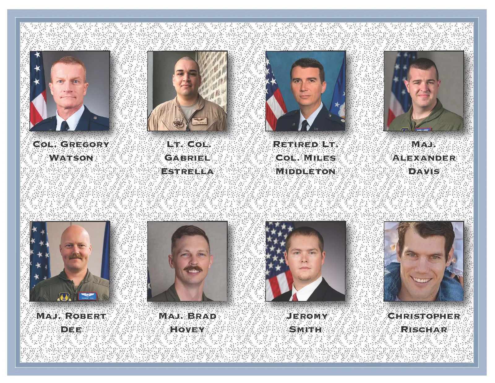 Edwards B-52 crash: eight crew members identified