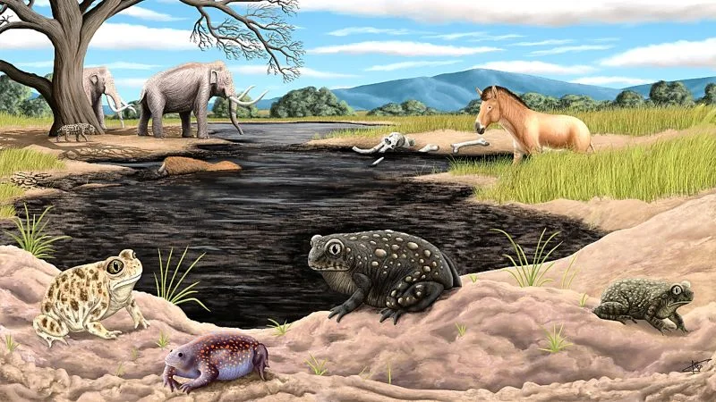 La Brea Tar Pits Uncover Extinct Ice-Age Toad Spea labreae
