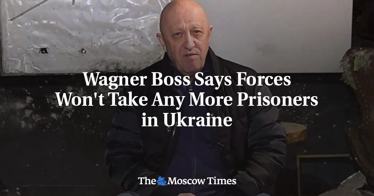 Wagner Boss Vows No Mercy in Ukraine