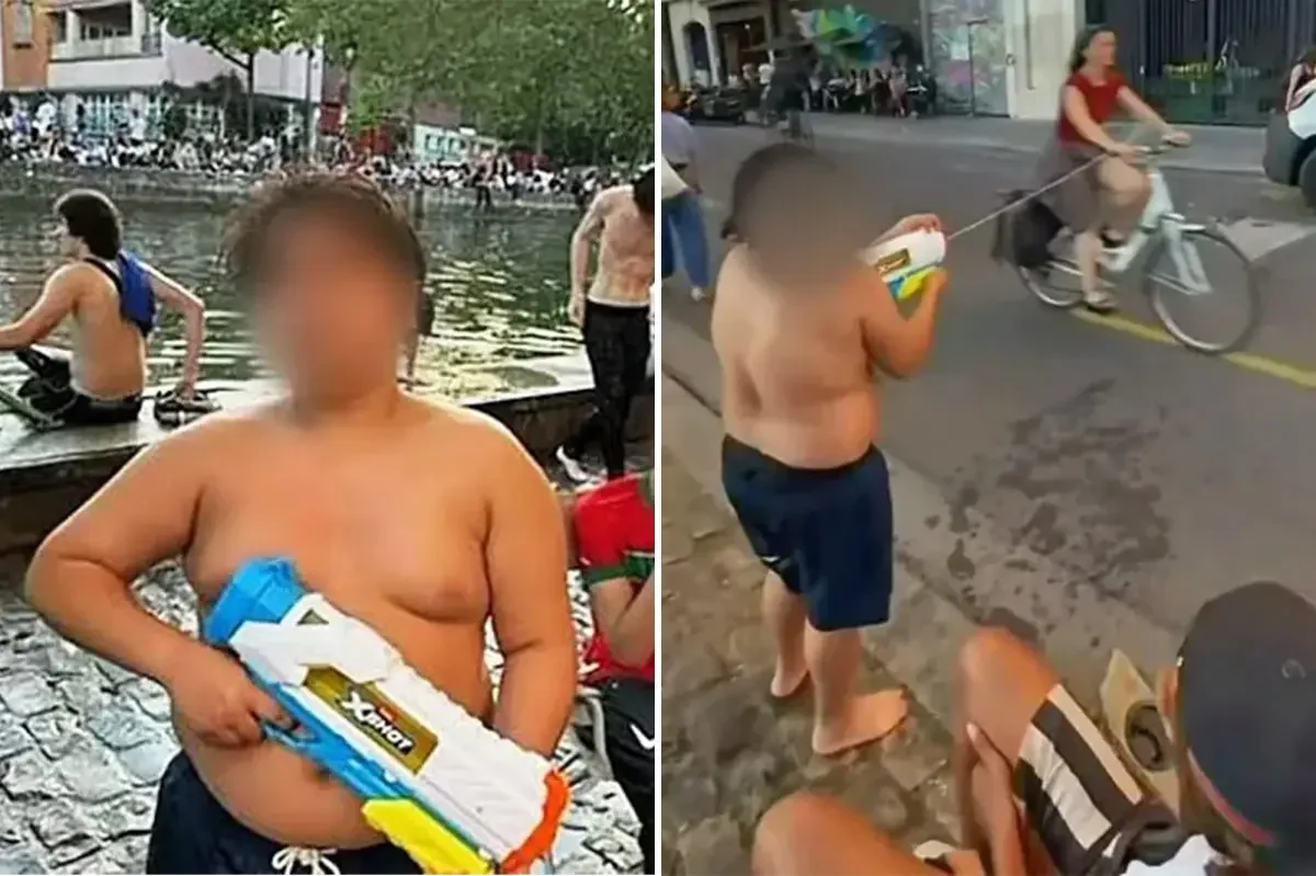 Paris teen 'Customs Officer Hamza,' 14, arrested twice in a week for water-gun stunts