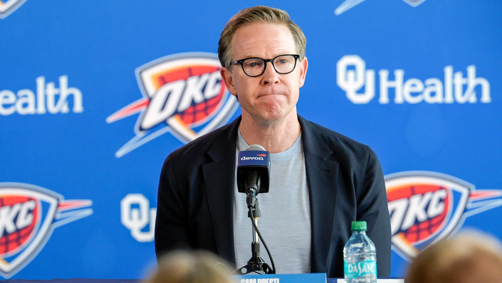 Thunder reshapes roster with Lu Dort trade in 3-team deal, Presti previews offseason