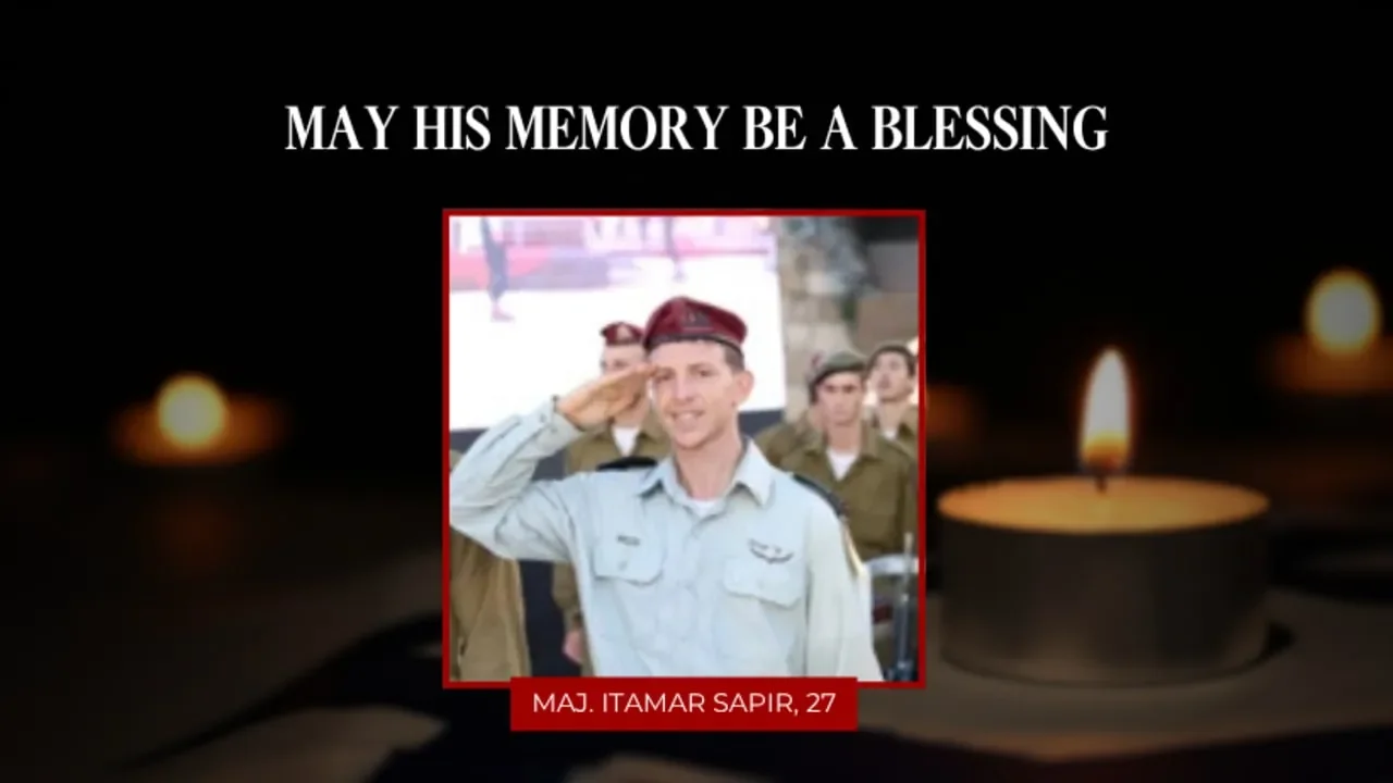 IDF Major Sapir Killed in Southern Lebanon Conflict