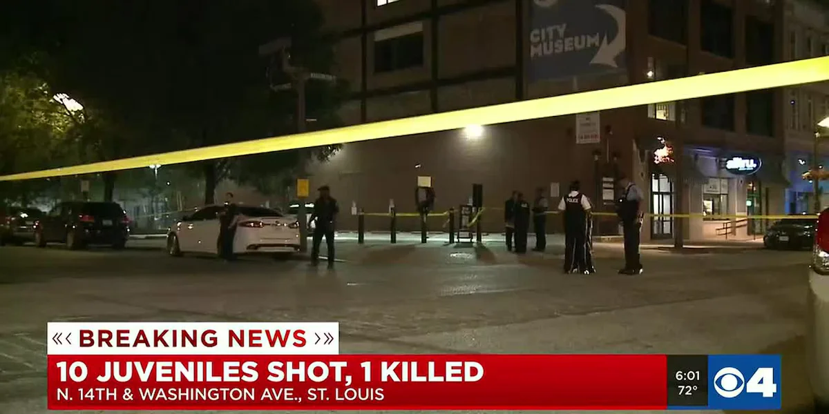 One killed, nine injured in St. Louis shooting spree.