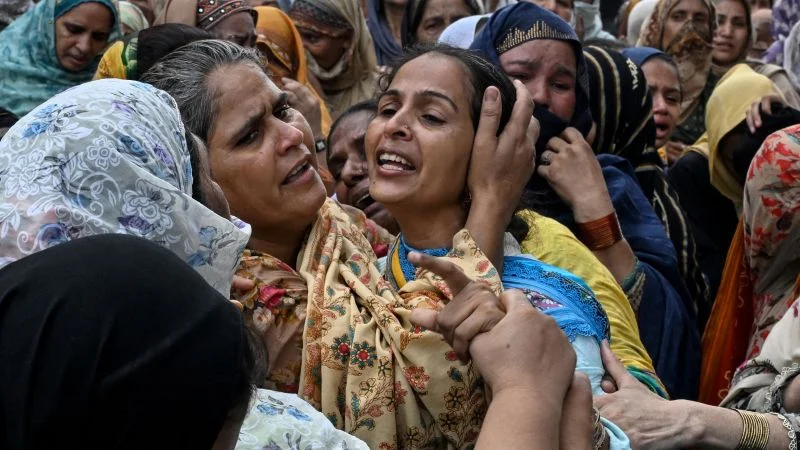 Lahore tutoring center roof collapse leaves 14 children dead