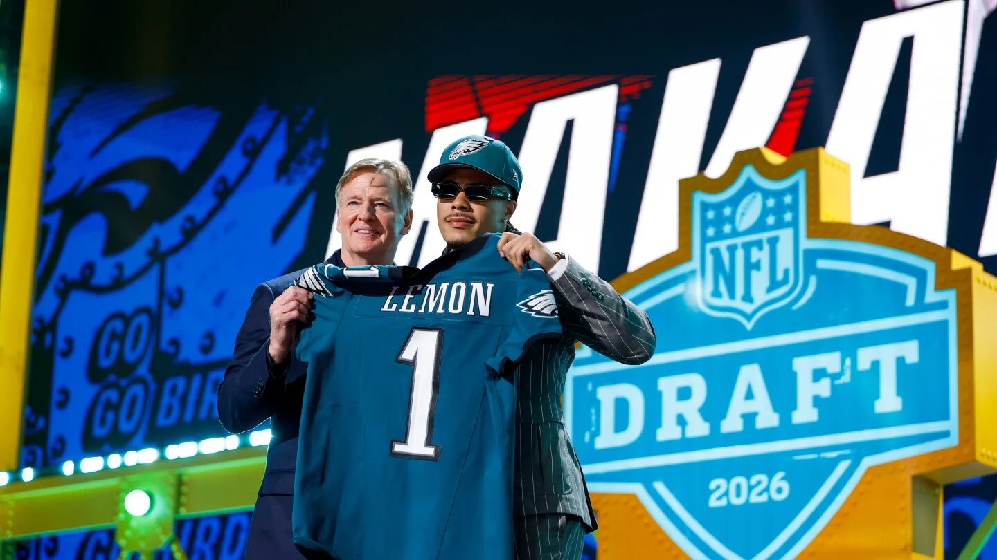 Eagles land No. 20 pick Makai Lemon on four-year rookie deal