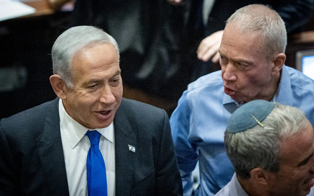 Israeli Defense Minister Warns PM Over Judicial Overhaul Legislation.