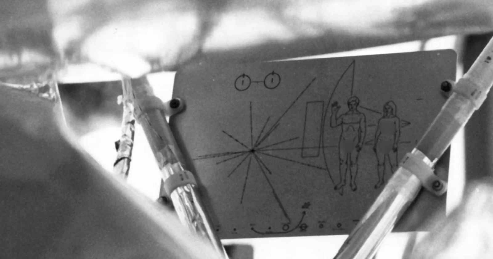 Voyager's interstellar greeting shifts from nudity to silhouette