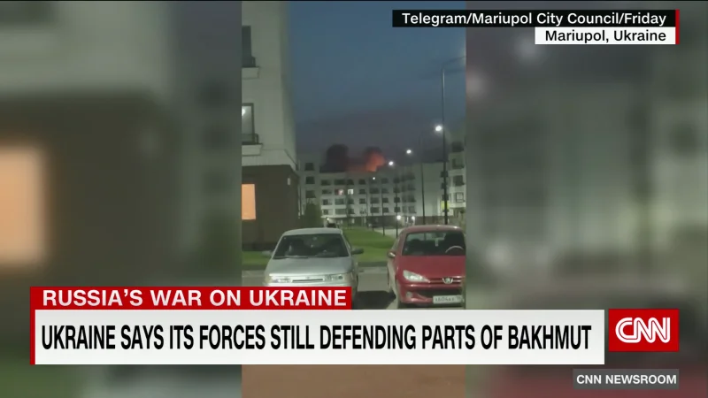 Mariupol: Explosions, War Diary, and Posters Amidst Bloody Battle.