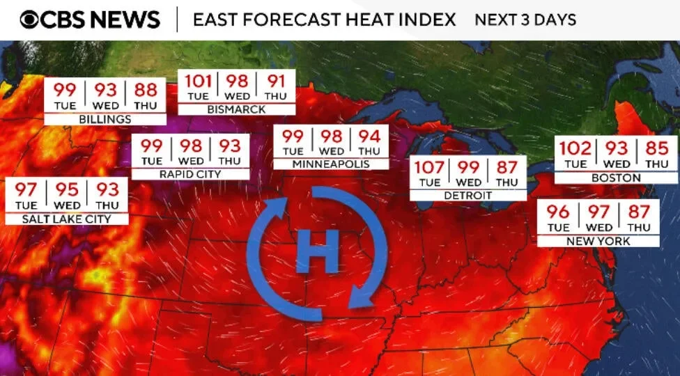 Heat dome grips the U.S. as millions face record-setting heat