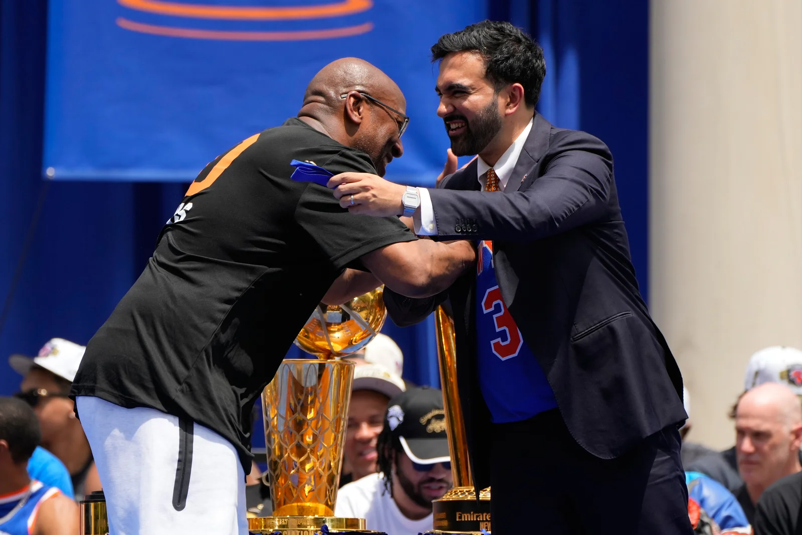 Knicks City Hall Celebration Highlights Mamdani-Dolan Rift