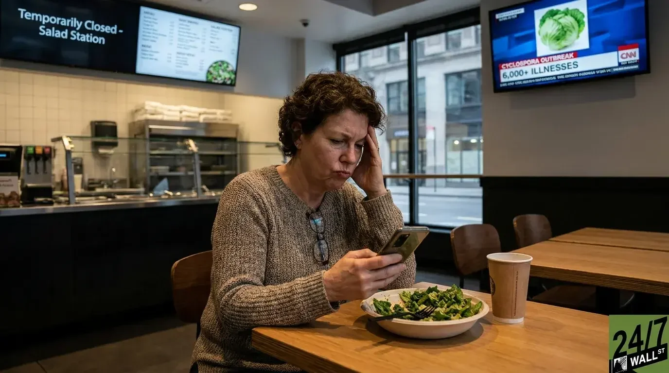 Cyclospora Outbreak Deepens Salad-Chain Slump After Official Control Claim