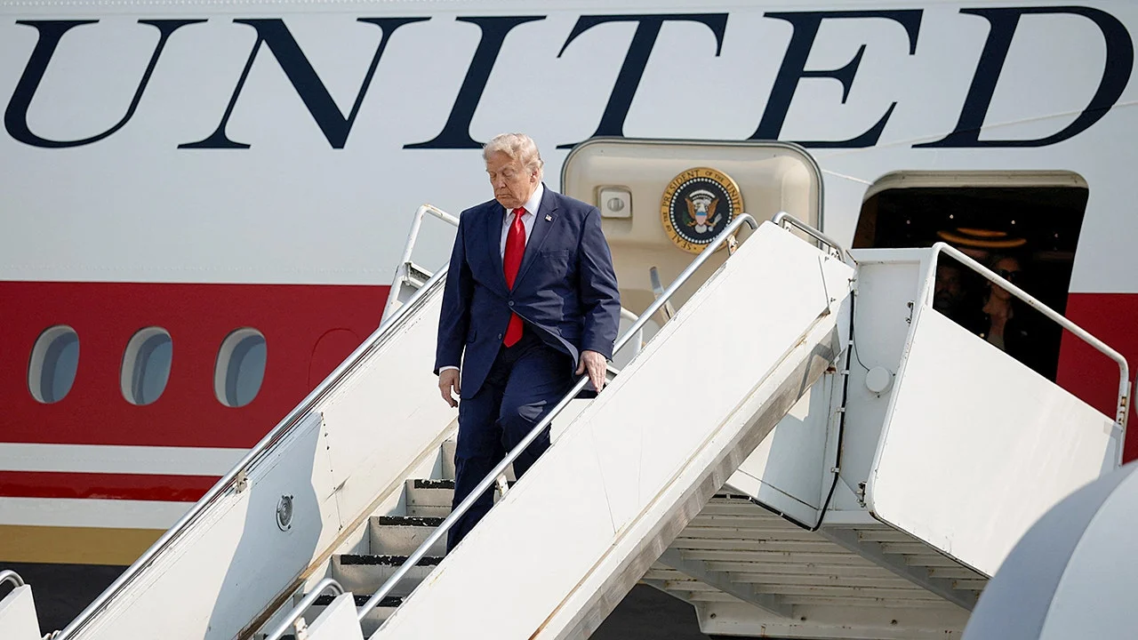 Trump Reworks Air Force One rollout with Europe-bound new jet and Turkey-to-Mildenhall old plane