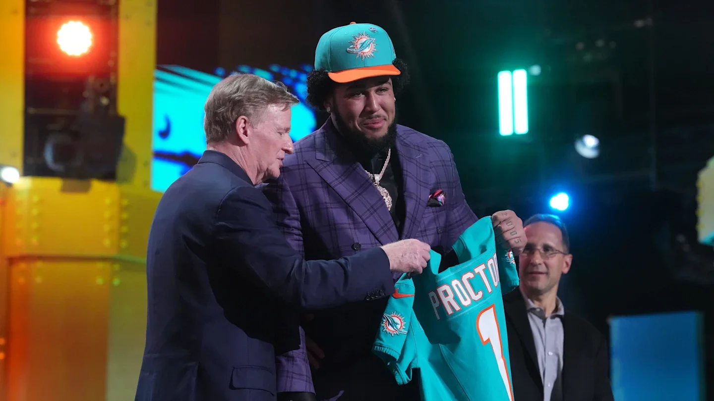 Dolphins bank on Kadyn Proctor to anchor the line under a new regime