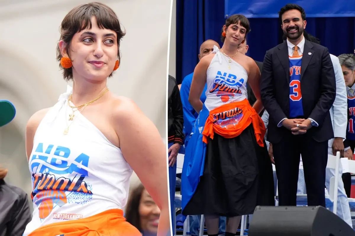 Rama Duwaji Turns Knicks Parade into a Fashion Moment with Bootleg Merch Dress